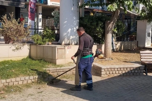 Efeler Belediyesi&rsquo;nden yeşil alanlarda &ccedil;alışma
