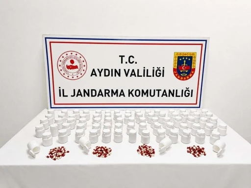 Efeler&rsquo;de 3 bin 939 adet uyuşturucu hap ele ge&ccedil;irildi
