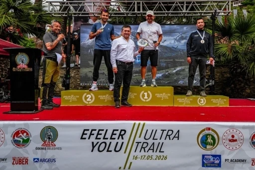 Efeler Yolu Ultra Trail&rsquo;de madalyalar sahiplerini buldu
