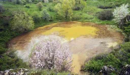 Efsanelere konu olan Dipsizg&ouml;l renk değiştirdi, ziyaret&ccedil;ileri hayal kırıklığı yaşadı
