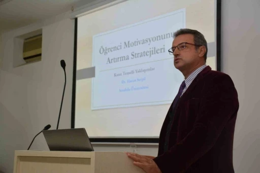 Eğitim Fakültesi’nde ’Öğrenci Motivasyonu Arttırma Teknikleri’ semineri düzenlendi
