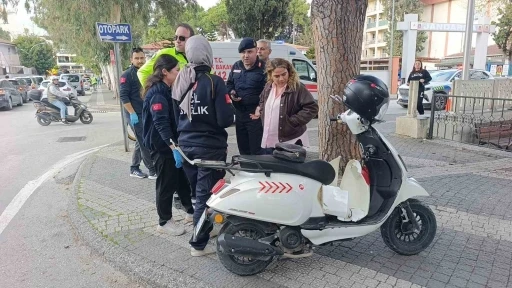 Ehliyetsiz ve muayenesi ge&ccedil;miş motosikletle kaza yaptı 42 bin lira ceza uygulandı
