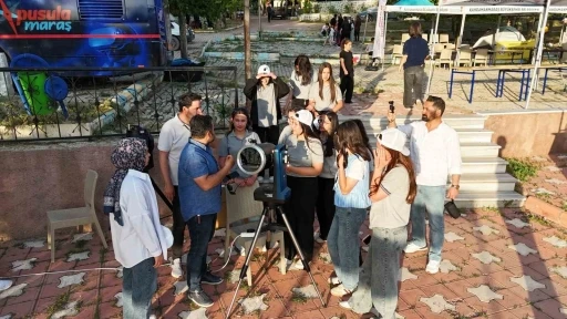 Ekin&ouml;z&uuml;&rsquo;nde astronomi ve g&ouml;ky&uuml;z&uuml; g&ouml;zlem şenliği d&uuml;zenlendi
