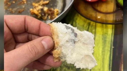Ekmeğin i&ccedil;inden &ccedil;ıkanı g&ouml;r&uuml;nce şok oldu