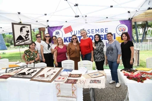 El emeği göz nuru ürünler Atatürk Kent Parkı’nda satışta

