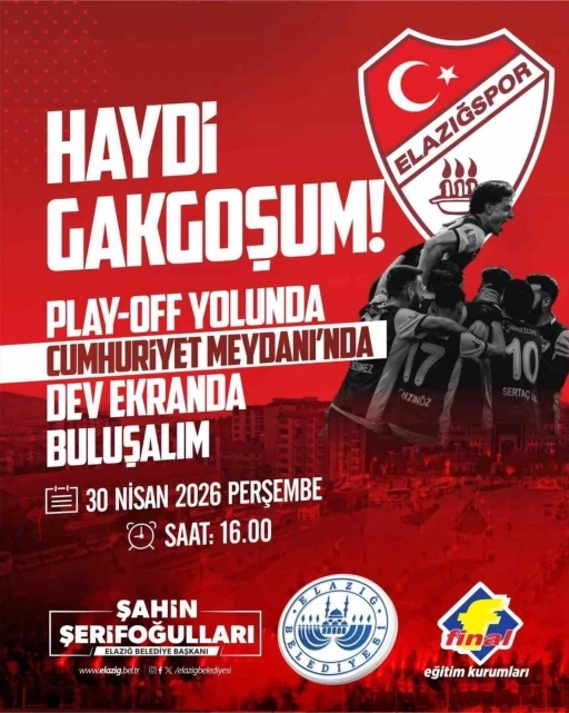 Elazığ&rsquo;da dev ekran kurulacak
