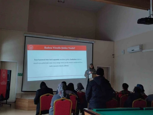 Elazığ&rsquo;da kadına y&ouml;nelik şiddetle m&uuml;cadele eğitimi
