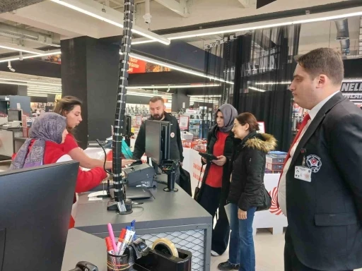 Elazığ&rsquo;da market ve işletmelere poşet denetimi
