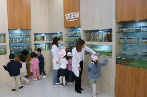 Elazığ&rsquo;da minik &ouml;ğrenciler Balık M&uuml;zesi&rsquo;ni gezdi
