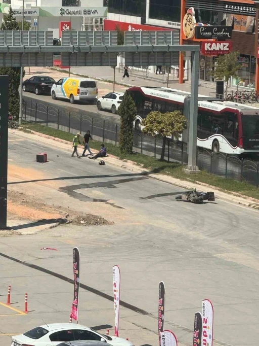 Elazığ’da motosiklet kazası: 1 yaralı
