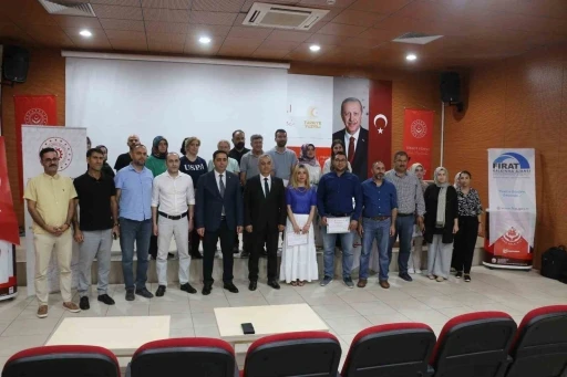 Elazığ’da psikososyal destek personeline sertifika
