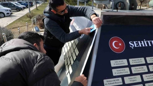 Elazığ&rsquo;da şehitler anıtı restore edildi
