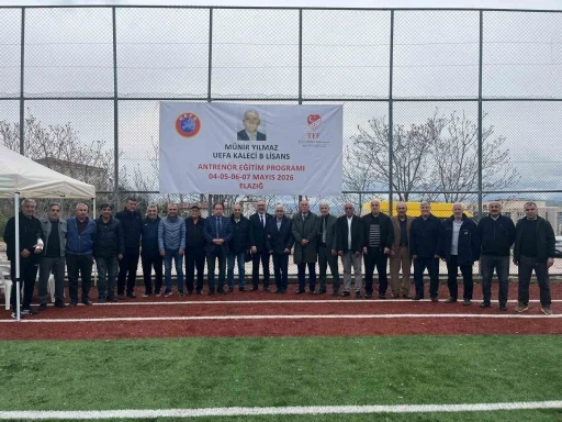 Elazığ&rsquo;da UEFA Kaleci B Antren&ouml;r Eğitim Programı başladı
