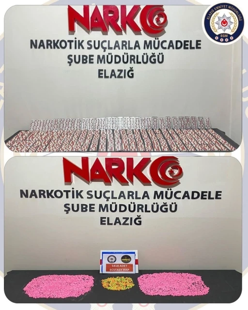 Elazığ&rsquo;da uyuşturucuyla m&uuml;cadele: 3 tutuklama

