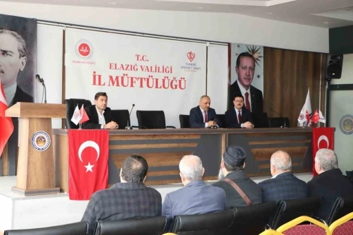 Elazığ&rsquo;da vaizlik hizmetleri ve sahada y&uuml;r&uuml;t&uuml;len &ccedil;alışmalar g&ouml;r&uuml;ş&uuml;ld&uuml;
