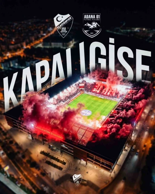 Elazığspor-Adana 01 FK ma&ccedil; biletleri t&uuml;kendi
