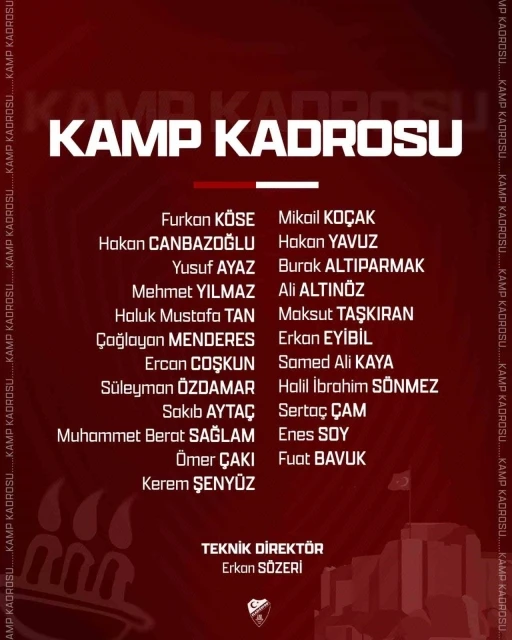 Elazığspor, Bursa&rsquo;ya 23 futbolcuyla gitti
