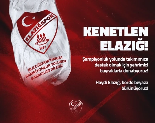 Elazığspor’dan bayrak kampanyasına davet
