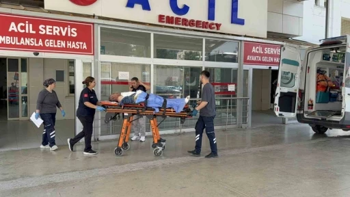 Elektrik akımına kapılan işçi yaralandı
