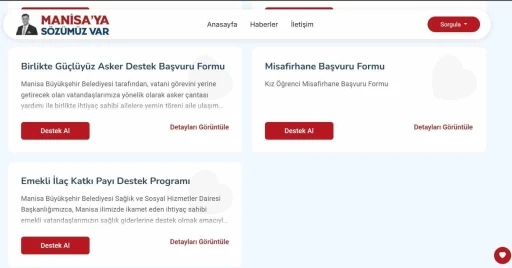 Emeklilerin ila&ccedil; y&uuml;k&uuml; Manisa B&uuml;y&uuml;kşehir ile hafifliyor
