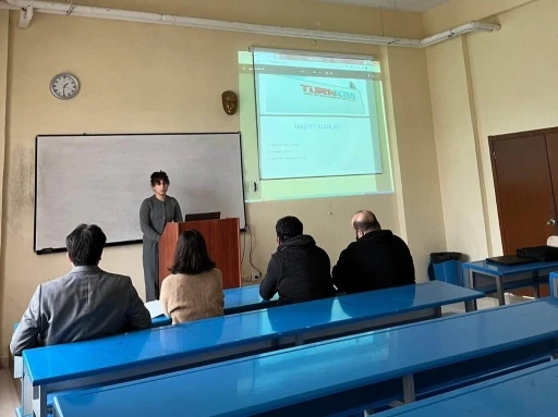 Emet MYO Kimya Teknolojisi &ouml;ğrencilerinden İME sunumu
