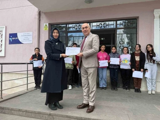Emirdağ G&ouml;m&uuml; Ortaokulu, Avrupa&rsquo;dan &lsquo;eTwinning&rsquo; projesiyle &ouml;d&uuml;lle d&ouml;nd&uuml;
