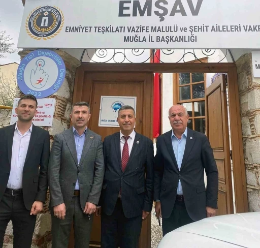 EMŞAV&rsquo;a Emniyet Teşkilatı Sendikası Genel Başkanı Okumuş&rsquo;tan ziyaret

