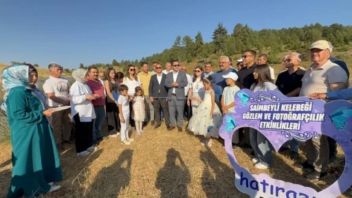 Endemik mavi kelebekler için Saimbeyli’ye akın ettiler
