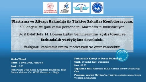 Engelli ve Gazi Kamu Personeli Marmaris'te Buluştu