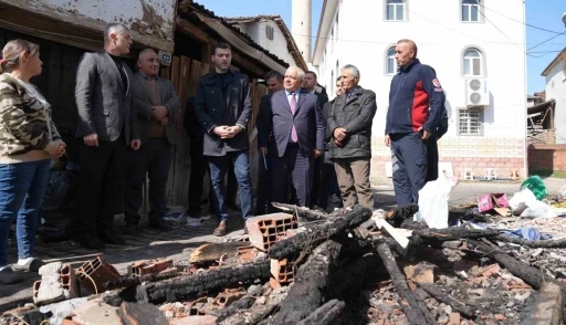 Erbaa Belediyesi yangın mağdurlarına sahip çıktı
