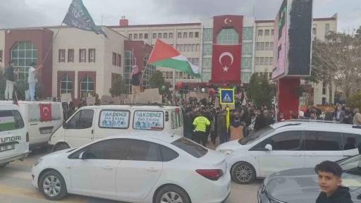 Erciş’te Filistin’e destek yürüyüşü
