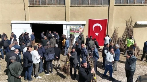 Erciş’te meyve fidanı dağıtıldı

