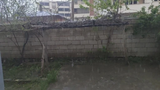 Erciş&rsquo;te şiddetli yağmur yağışı
