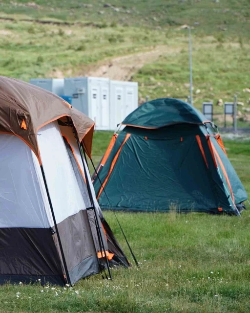 Erciyes&rsquo;te &ccedil;adır ve kamp sezonu devam ediyor
