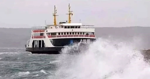 Erdek’te feribot seferleri iptal
