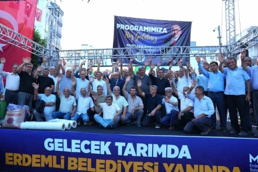 Erdemli Belediyesinden &uuml;reticilere &ouml;nemli destek
