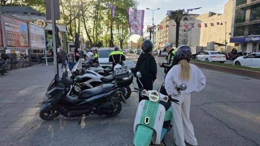 Ereğli&rsquo;de motosiklet denetimi: Trafik ekipleri g&ouml;z a&ccedil;tırmadı
