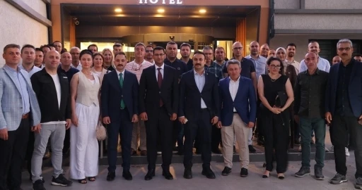 Erzincan Adliyesi&rsquo;nde tayini &ccedil;ıkan başsavcı ve savcılara veda
