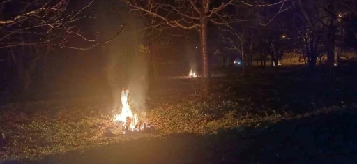 Erzincan&rsquo;da don n&ouml;beti: &Uuml;reticiler sabaha kadar ateş yaktı
