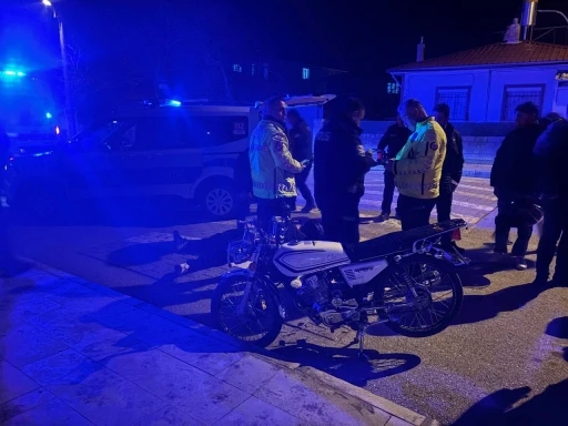 Erzincan&rsquo;da motosiklet kazası
