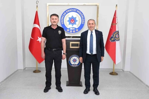 Erzincan eski İl Emniyet M&uuml;d&uuml;r&uuml; Kurt&rsquo;tan Baybaba&rsquo;ya ziyaret
