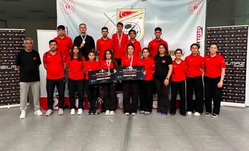 Erzincanlı atıcılardan T&uuml;rkiye Şampiyonası&rsquo;nda 5 madalya
