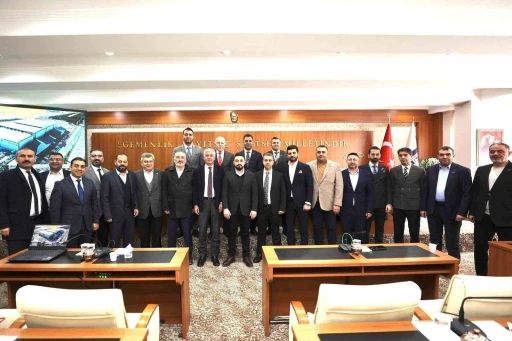 Erzurum ASKON&rsquo;dan B&uuml;y&uuml;kşehir Belediye Başkanı Sekmen&rsquo;e nezaket ziyareti
