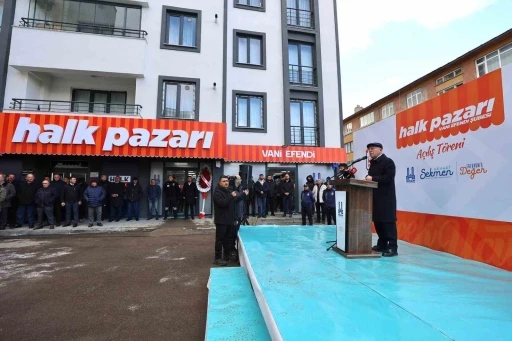 Erzurum&rsquo;da halk pazarının 10&rsquo;uncu şubesi a&ccedil;ıldı
