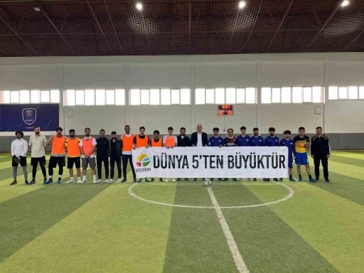 Erzurum&rsquo;da mini d&uuml;nya kupası etkinliği
