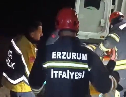 Erzurum’da otomobil şarampole uçtu: 1 yaralı
