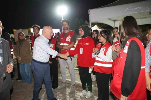 Erzurum Kızılay’dan gençlere afet bilinçlendirmesi
