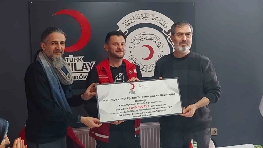 Erzurumlu hanımlardan Gazze&rsquo;ye destek
