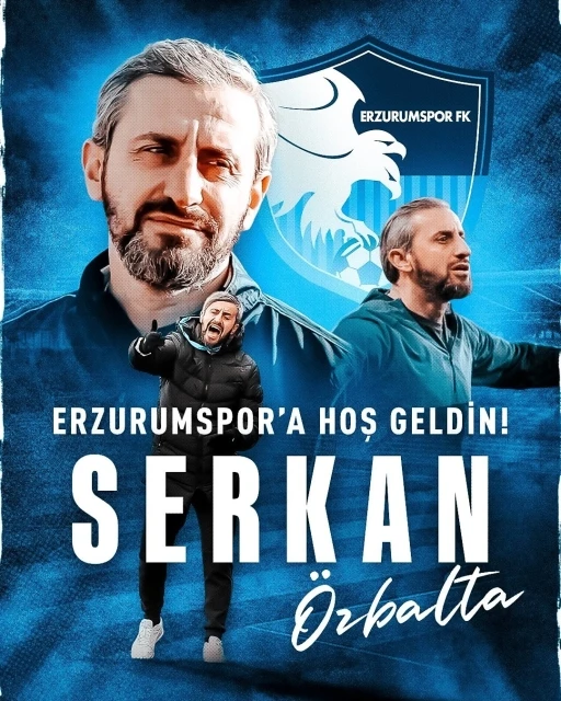 Erzurumspor’da Serkan Özbalta dönemi

