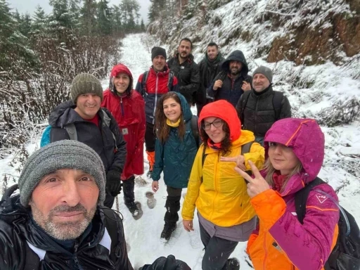 ESDAG &uuml;yeleri 30 kilometrelik zorlu orman parkurunu geride bıraktı
